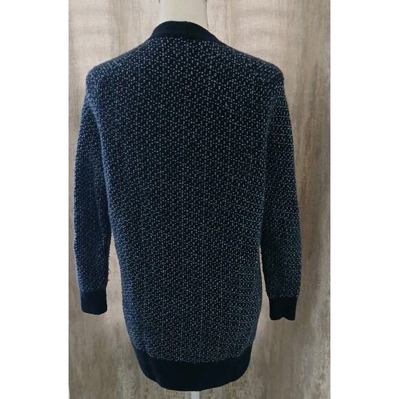 Madewell Women's Bird's Eye Maysfield OVERSIZED Cardigan Sweater Size XS - Picture 5 of 9